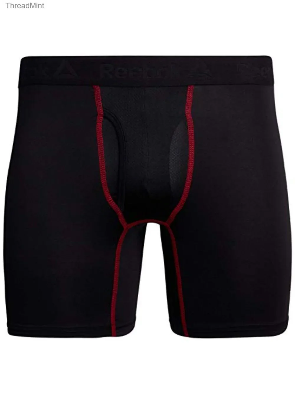 Mens Boxer Briefs 4 Pack Performance Underwear Functional Fly 6 Inseam